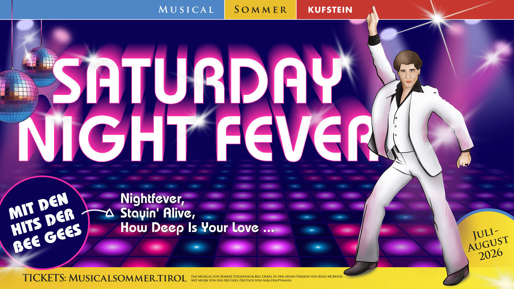 Vorpremiere MusicalSommer Kufstein "SATURDAY NIGHT FEVER"