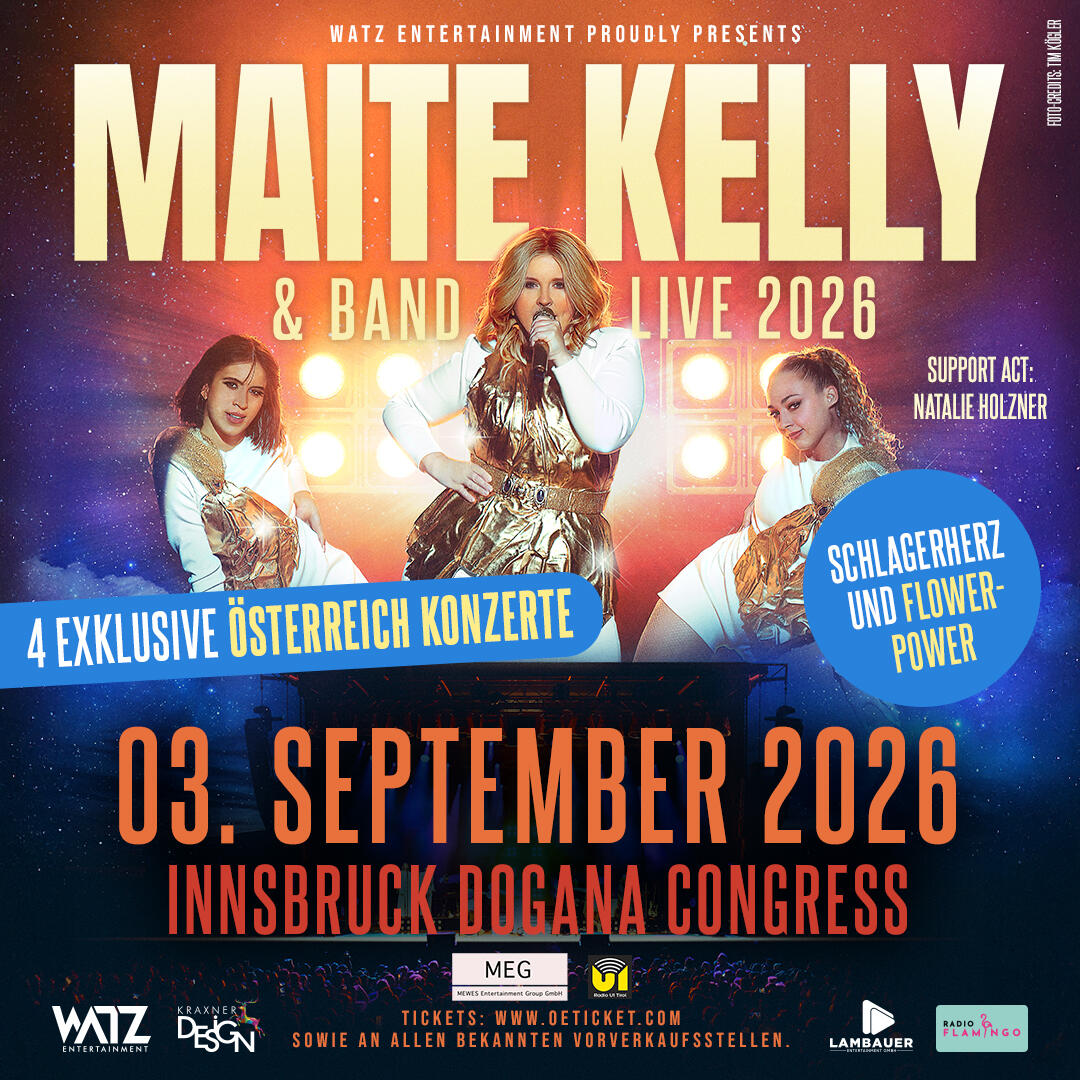 Maite Kelly & Band: Schlagerherz & Flower-Power!