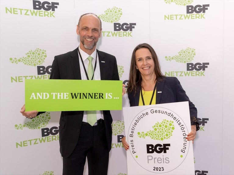 TIROLER VERSICHERUNG in Wien für betriebliche Gesundheitsförderung ausgezeichnet 